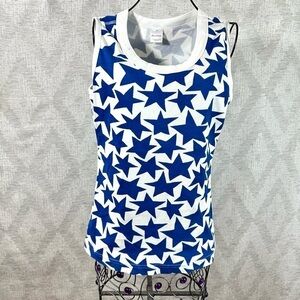 Hanna Andersson blue Star 100% organic cotton tank size M